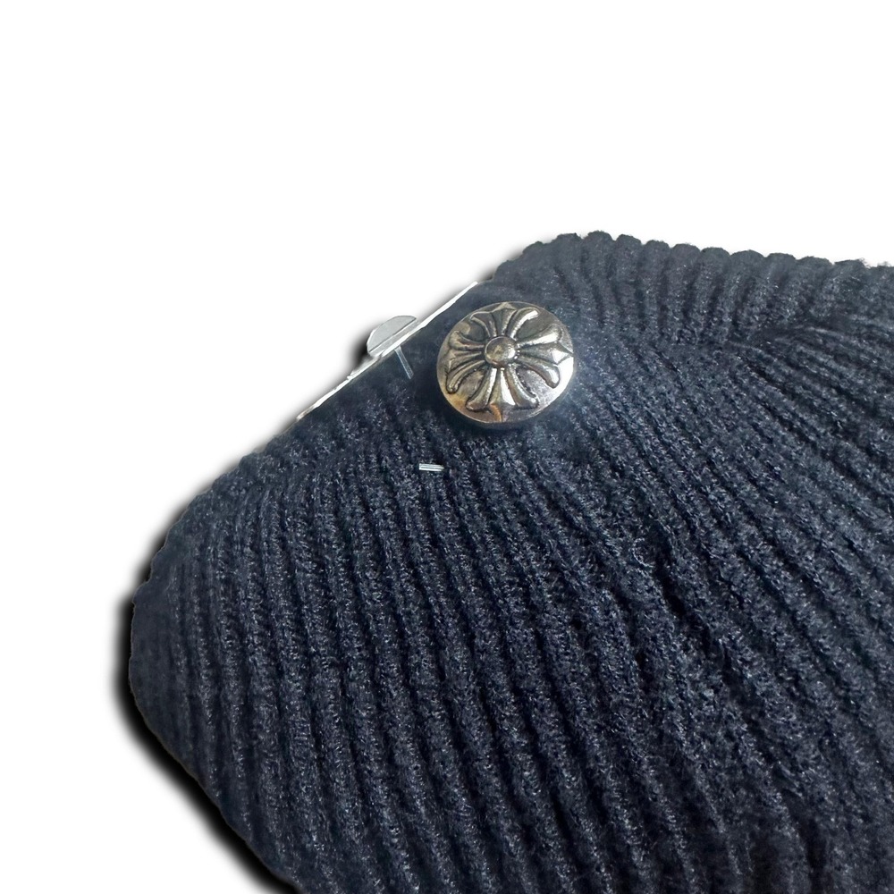 Black Chrome Hearts Beanie - Picture 5 of 7